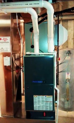 New furnace install in Cary!