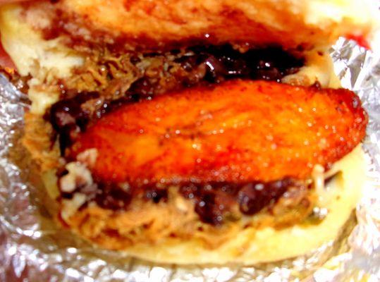 Inside a Pabellon arepa