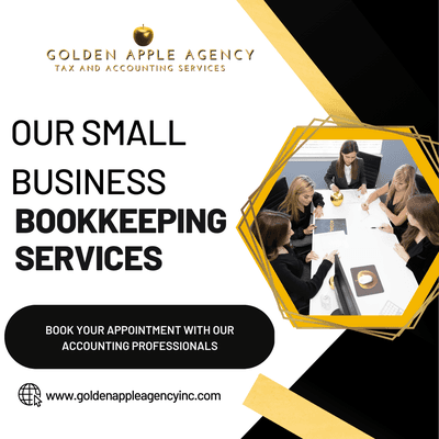 Golden Apple bookkeeper makes sure that small businesses stay on top of their cash flow by recording everything that comes in and goes out.