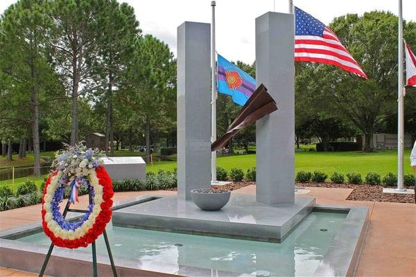 9/11 Project we assisted on. We built the Reflection Pool, located at Curlew Memorial Gardens in Palm Harbor, FL