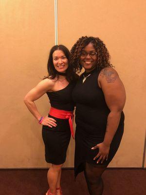 Joanne S. at the winner circle Little Black Dress party Feb 2018