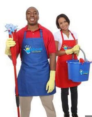 One of our professional cleaning crews