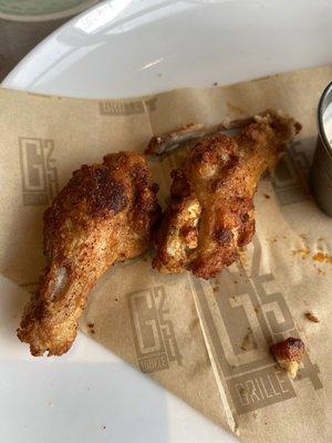 7 pepper dust wings - they are small but quite good