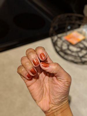 Regular mani with Zoya polish.