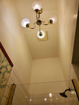 Bathroom chandelier