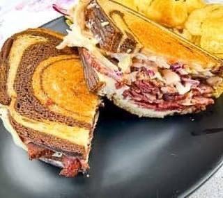 Grilled Reuben sandwich