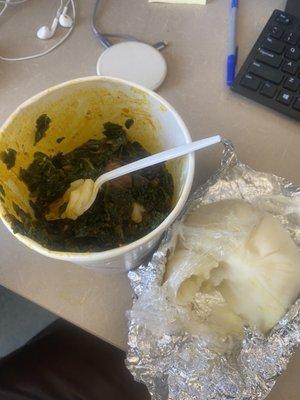 Edikaikong Soup and Fufu