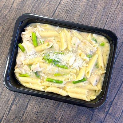 Lemon Chicken Pasta with Asparagus