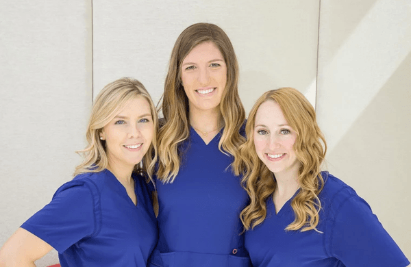 Our hygienists Jackie, Malorie, and Christi.