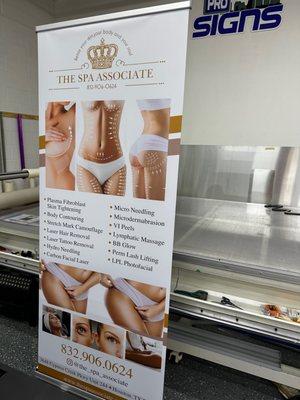 Retractable Banners For The Spa Associates