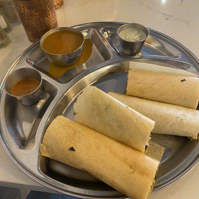 Vegetable Dosa. Very nice