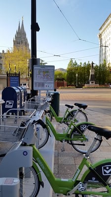 You can rent these awesome bikes for only $5 (24 hours), $15 (7 days), $75 (1 year). Way awesome.