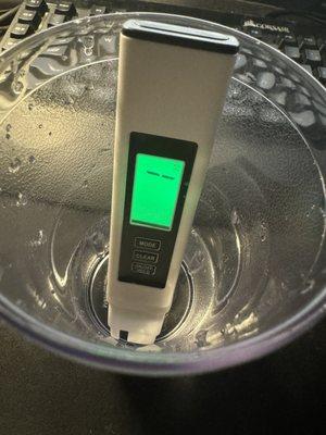 Got a digital water tester and for sure the ppm value is very low!