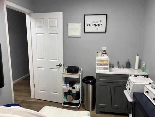 Clean, Comfortable Client Treatment Rooms