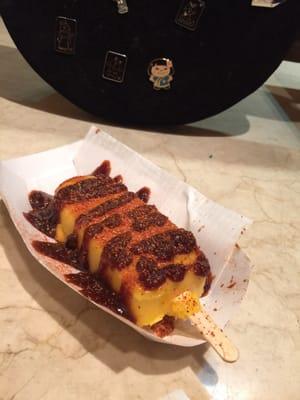 Mango Bar with Tajin & Chamoy for a limited time