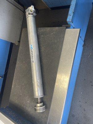 Single Aluminum Driveshaft