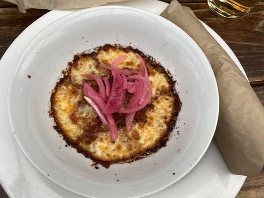 Queso fundido with homemade tortillas