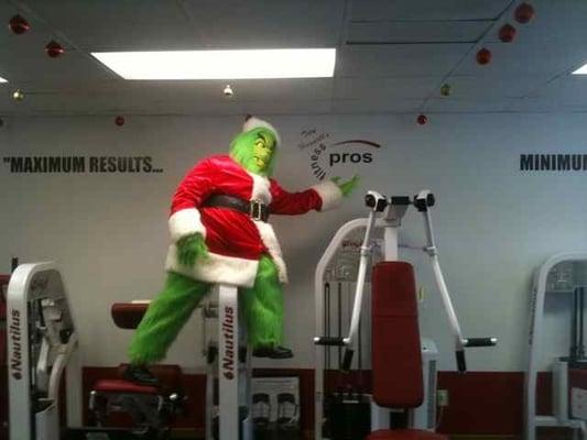 The Grinch works out @ THFP too!