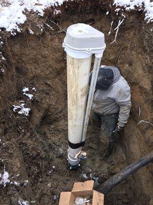 We fix and replace water lines associated with any type of water well.