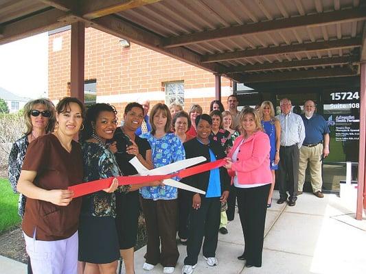 Ribbon cutting ceremony in Plainfield