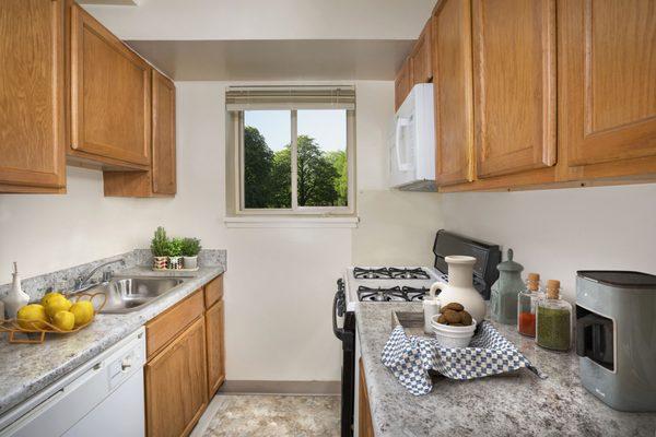 Renovated kitchens available