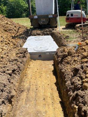 Septic Tank in the hole