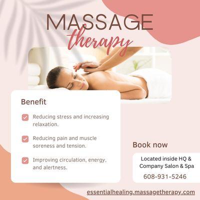 Benefits of massage