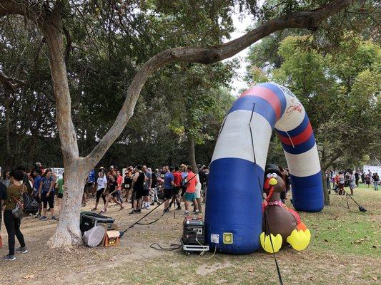 Start Line for Tofurky Turkey Trot 2017