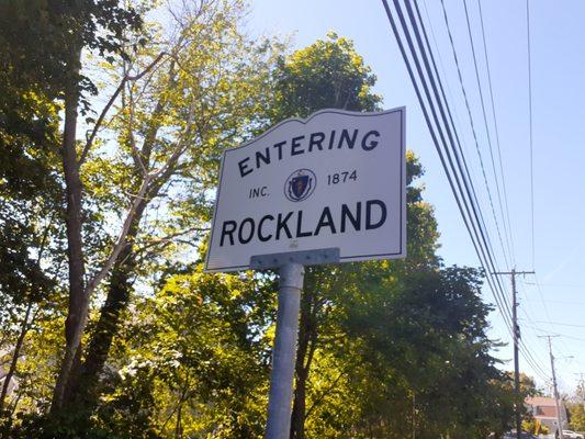 Entering Rockland.