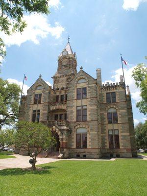 The Fayette County Courthouse in La Grange, Texas.