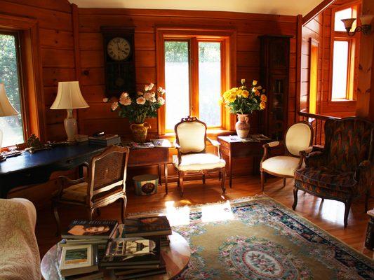 Relax with a book in the Library Loft