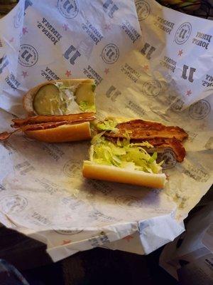 The sub I got... Not turkey, lol.