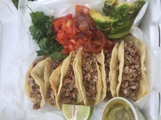 Molleja tacos