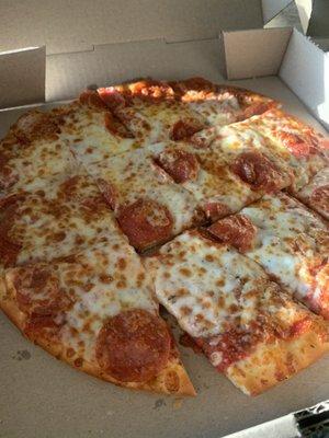 Cheese Pizza with Pepperoni