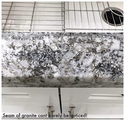 Kitchen counter granite installation