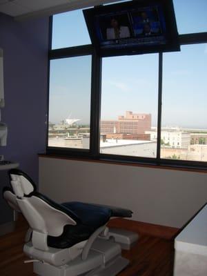 View from treatment room