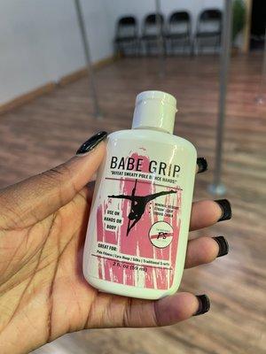 Better than DRY Hands! If you are a pole dancer looking for a great thick liquid chalk grip then BABE Grip is for you! Shop barbabespole.com