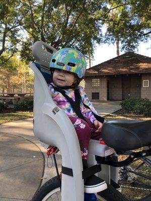 MPS helmet and toddler bike seat