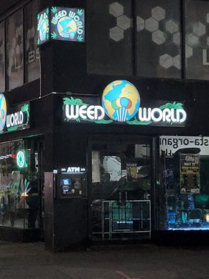 Weed World 36th & 7th Ave. Near Moxy Times Square Hotel.