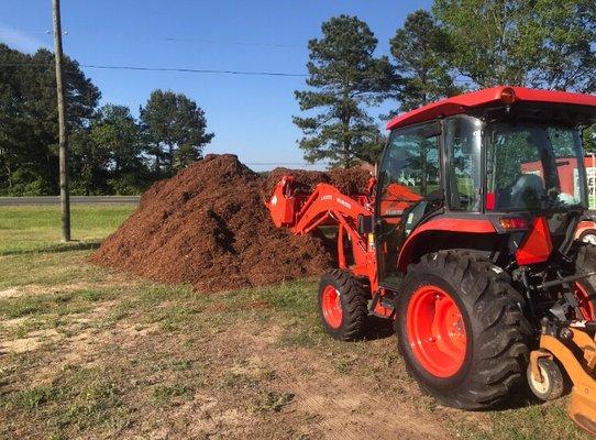 We sell Mulch by the bucket load.. call today for your load/s. 919-276-1500