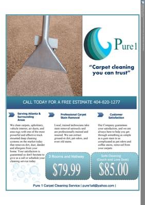 Pure 1 Carpet Cleaning Service