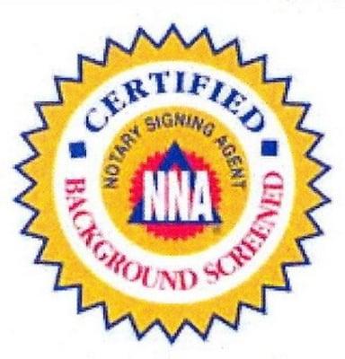 NNA Certified Background Screened