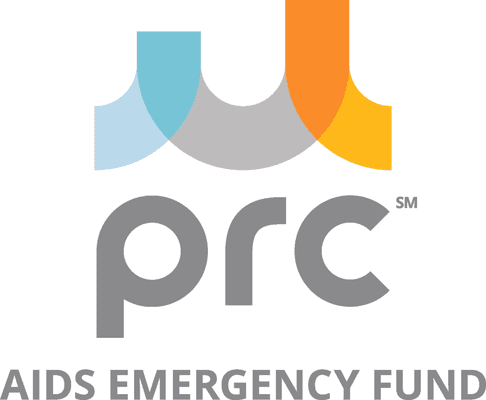 The new PRC AIDS Emergency Fund logo after the merger and rebrand.