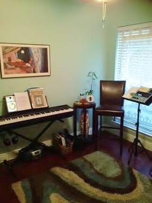 My Home Studio, a great place to Sing!