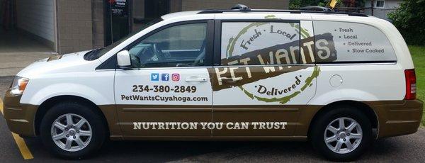 Full wrap for Pet Wants Cuyahoga!