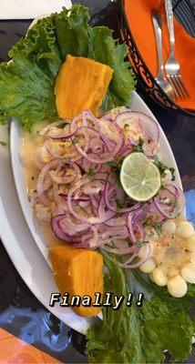 Ceviche de pescado. amazing!