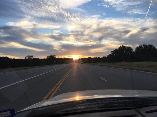 Round Rock Sunset