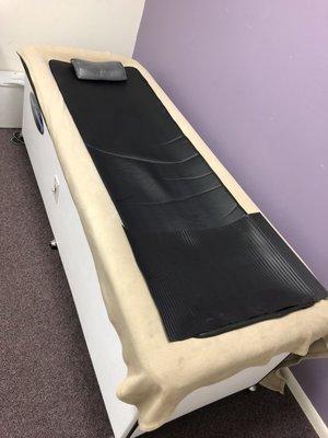 Hydro massage bed for post adjustment