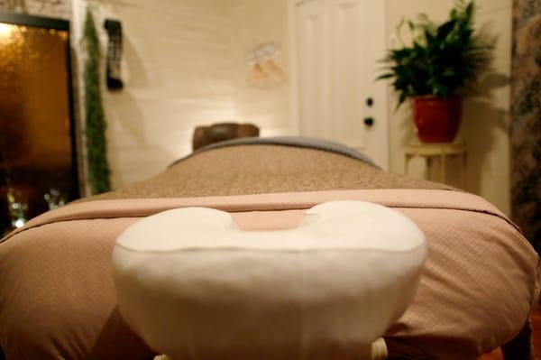 Relax and rejuvenate mind, body, and soul on an extra wide and soft massage table.