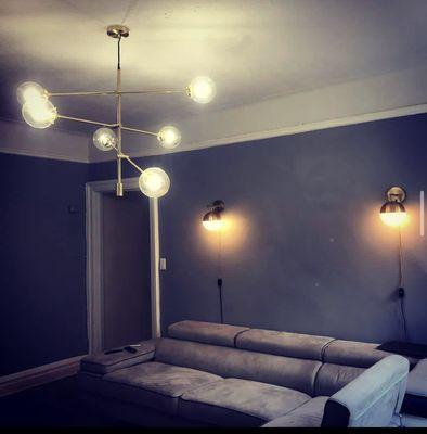 Living Room lighting decor